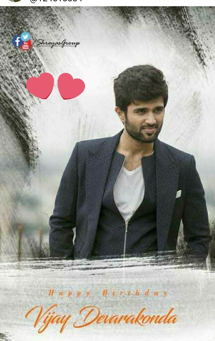 Happy birthday vijay devarakonda(rowdy gaaru)      u rock the dayy drlng party hard baby 