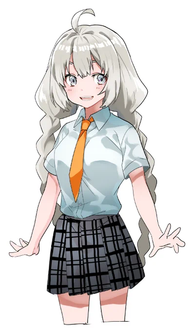 制服あかりちゃんと眼鏡差分 