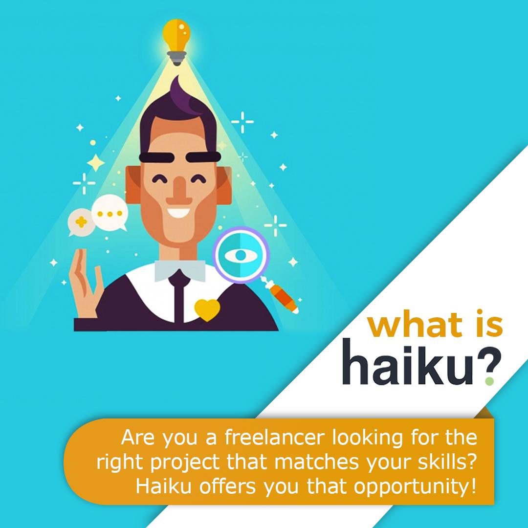 Land projects that match your skills! Work with clients that appreciate your talent!
#remotework #remoteworking #digitalnomad #digitalnomadlife #virtualwork 
haiku.com