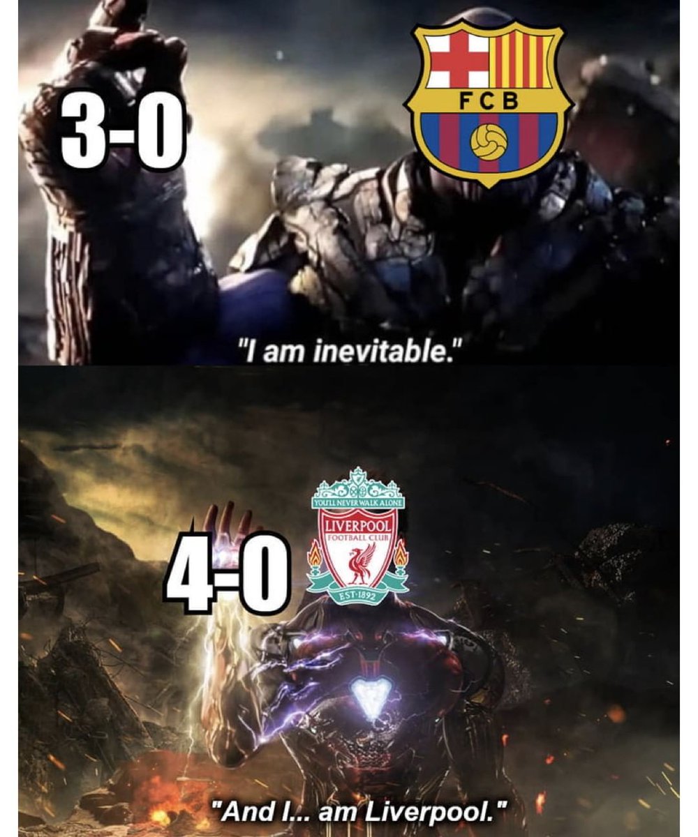 9gag On Twitter What A Comeback Liverpool Barcelona Championsleague