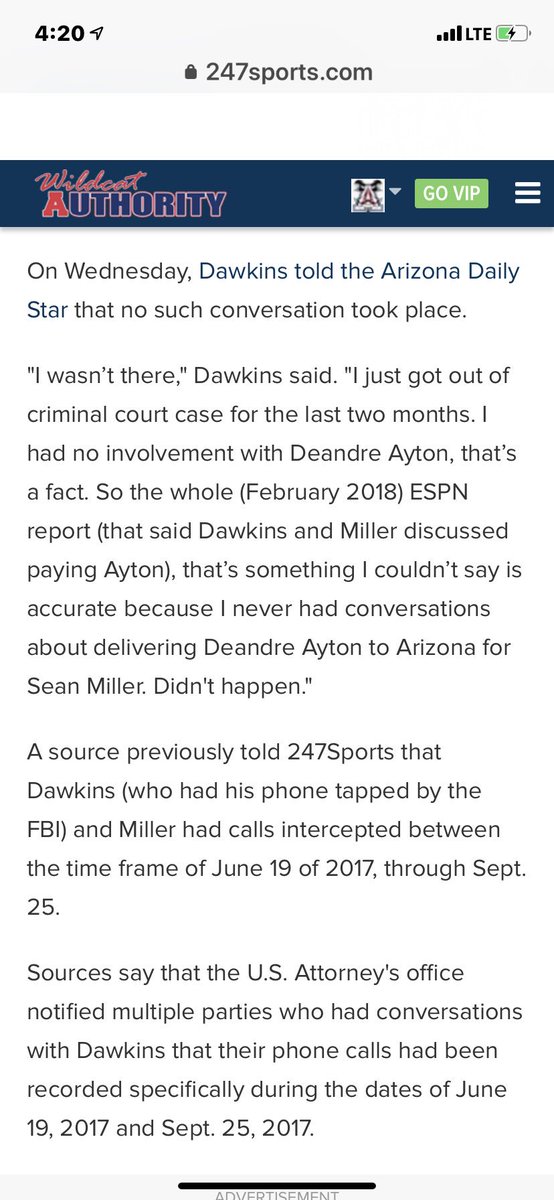 Buried in their coverage of the trial,  @TucsonStar hired reporter  @AdamZagoria, wrote the following as quoted by Christian Dawkins... these are used within this  @JasonScheer &  @AZAuthority article detailing all the facts of this thread. @JasonScheer reported this from the start.