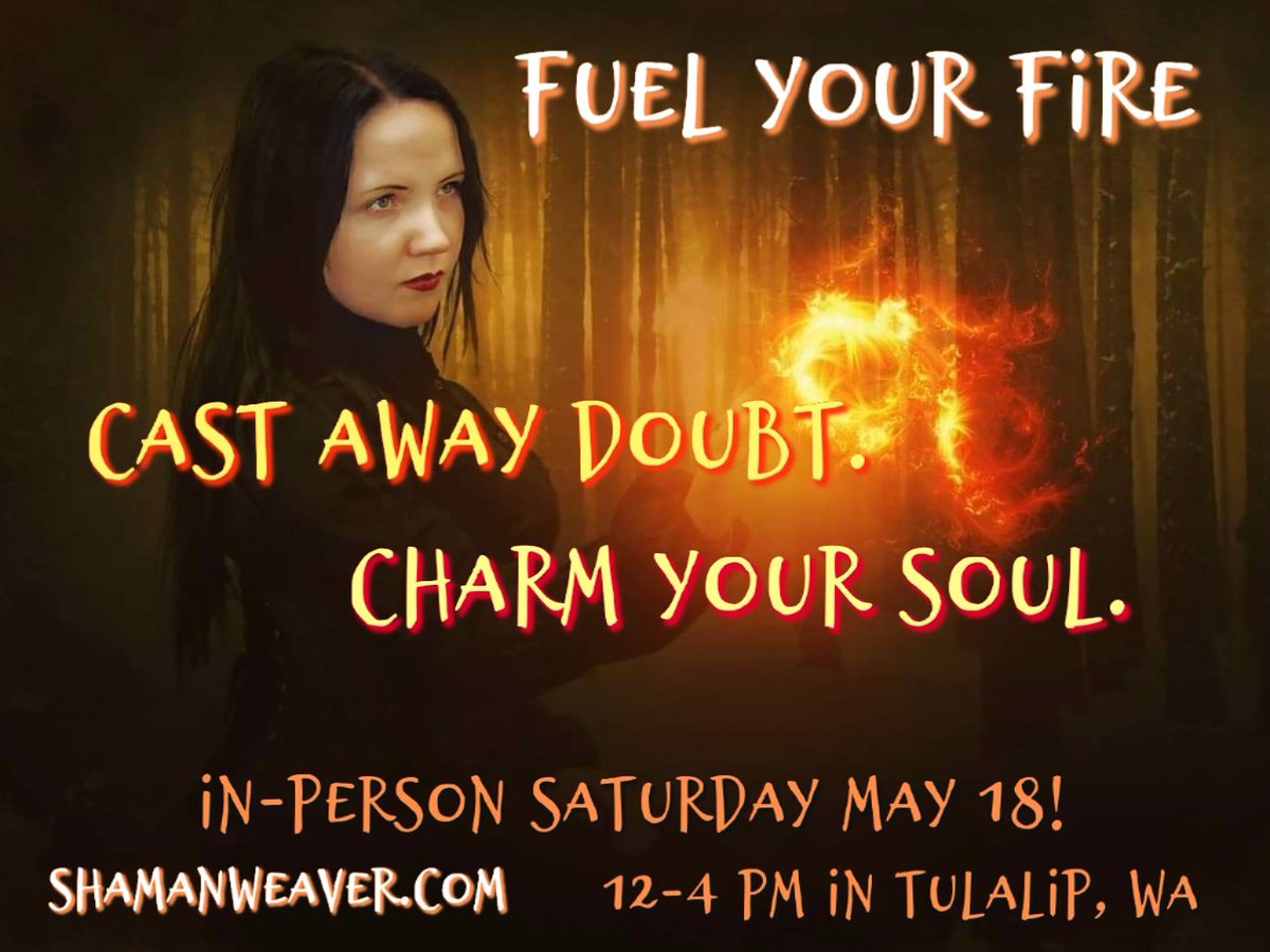 Bring #charming to a whole new level:  bit.ly/2TWDUiM . The #fire is within you. Lean how to #conjure it when you need it. Spend a few hours releasing toxic #energy. Be yourself w/ no judgements. Focus your mind & upcoming #future. #tulalip #tulalipwa #washington