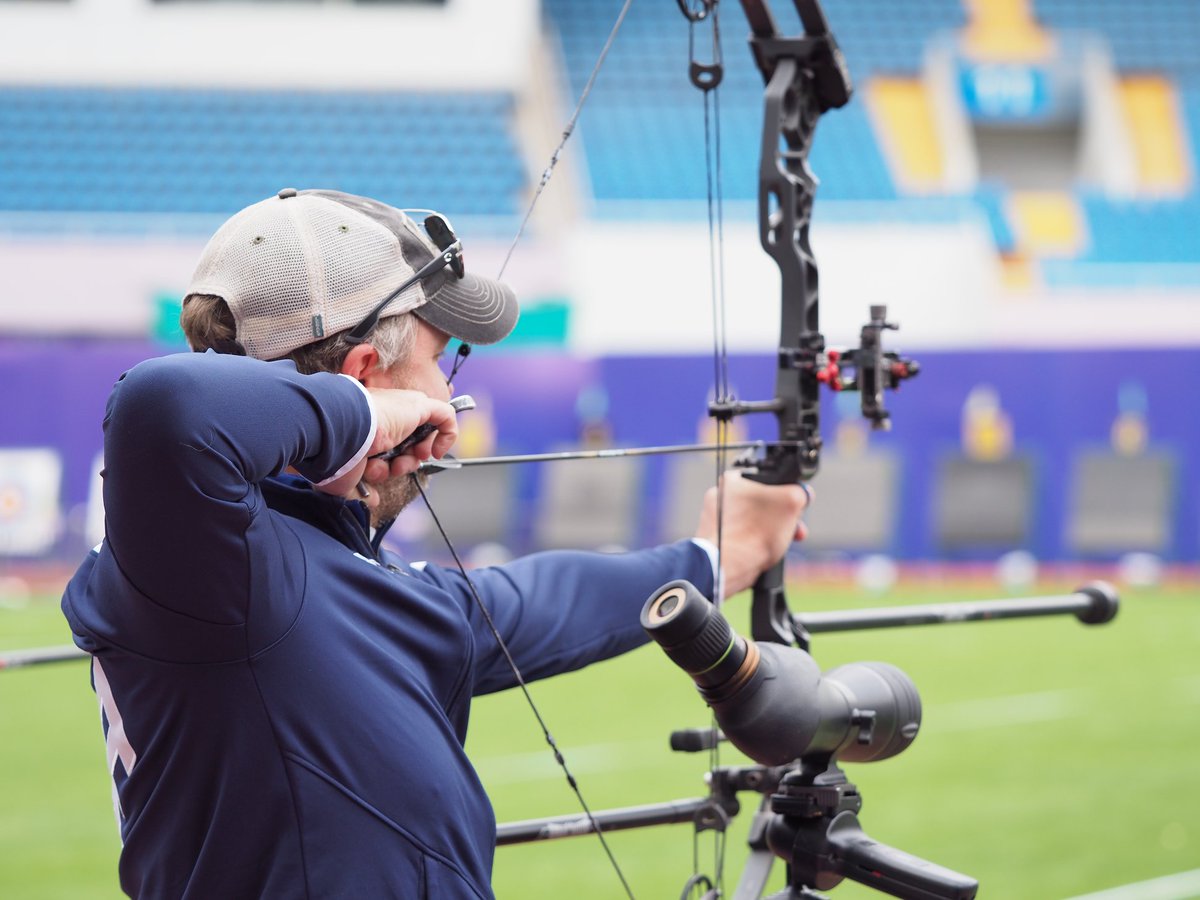 USAArchery's tweet image. Sophia Strachan and Braden Gellenthien are going for GOLD at #WCShanghai! Brady Ellison and Alexis Ruiz will shoot for bronze. Team rounds up next - LET'S GO USA 🇺🇸🇺🇸🇺🇸
Photos: Phil Knall