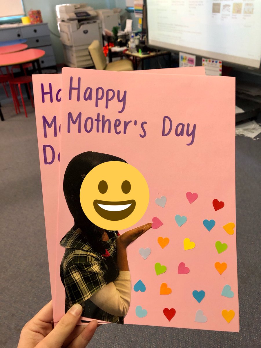 Students have been busily making cards to give to their Mums on Sunday ❤️😊 #MothersDay