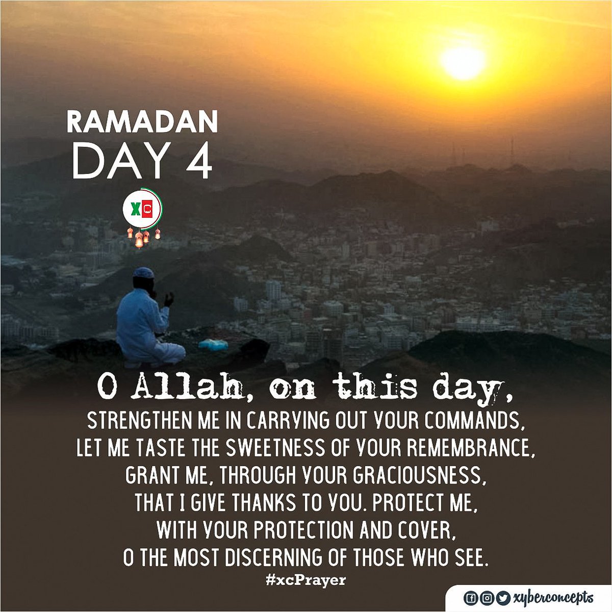 xyberconcepts's tweet photo. Let us taste the sweetness of your of Ur Remembrance, O the Most Discerning of those who see.
#Ramadan2019 Day 4
#xyberconcepts #Ramadan #islam #xcgraphics #xcPrayer
@adenationx @MuslimAdvocates @islamicstrength @Nigerianmuslims https://t.co/RO1mPzbQEp