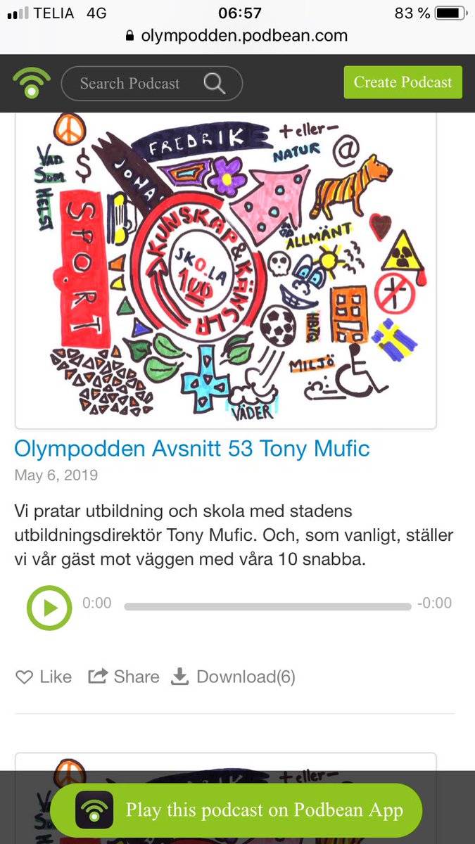 Ställd mot väggen genom 10 snabba frågor. Snack med Olympiaskolans redaktion om rollen utbildningsdirektör och personen bakom. olympodden.podbean.com #skola #ledare