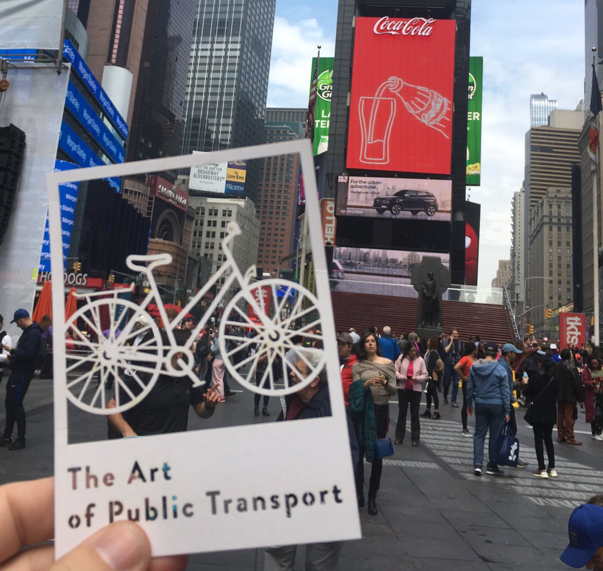 bertrandgoalou's tweet photo. #TheArtofPublicTransport : Pedestrian and bike friendly #TimesSquare -
Let us transform our cities by #SustainableMobility and #NonMotorizedTransport! @AFD_en @ADB_HQ @UITPnews https://t.co/ZJLESV4a01