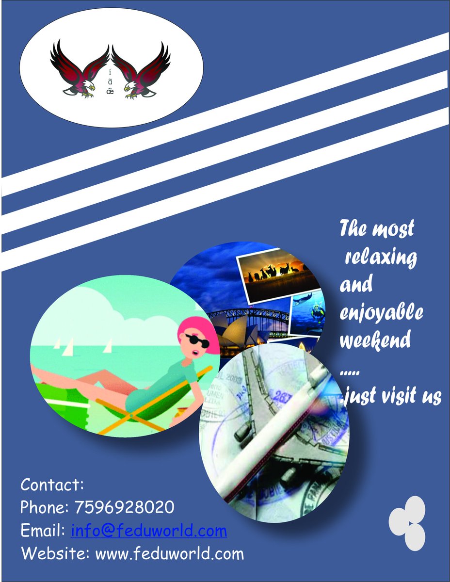FEDUW's tweet photo. FEW
Now be at the most #satisfying #level get what you want this #summer #vacation.
#valuable #holidays #ThursdayMotivation #ThursdayThoughts #Israel #hotelbooking #visa #study #studyabroad #english #london #miami #brazil #Australia https://t.co/DDFd5pCquo https://t.co/EqqZzJuJ11