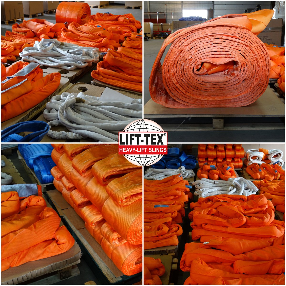 Just another day at our sling workshop located in the Netherlands. All goods ready to be packed and shipped to our distributors all over the world for miscellaneous Heavy Lift projects! #heavylift #extreema
