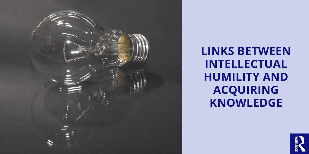 RoutledgePsych's tweet image. Do people with greater intellectual humility have superior general knowledge?
Read the research in this open access paper: bit.ly/2VcJHQW #intellectualhumility