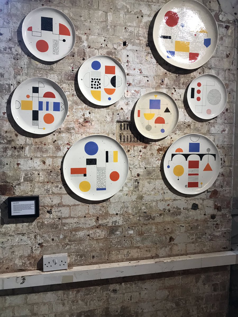 HarrietNotton's tweet photo. I died and went to craft heaven last night @OxoTowerWharf #FutureOfCraft; LOOK AT THESE! @speckledgrey, @pipetdesign - I’m not sure who made the shape plates, any ideas @sophieadelecain? What an evening ❣️ https://t.co/tsmyKtcyXh