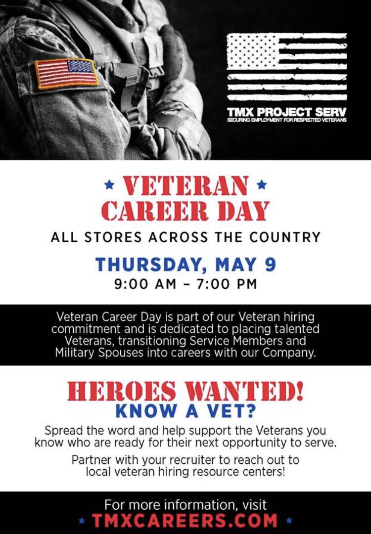 You have given so much to our country and we thank you. It’s our turn to give you an opportunity to learn about a career with us. Stop by any TITLEMAX location in your area. <a href="/BruceCantrell6/">bruce cantrell</a> <a href="/Katrhules/">Kathy Davis Rhule</a> <a href="/MarcDouble07/">Marc Stephens</a> <a href="/Khenley72/">KEH</a>  #TMXProjectSERV