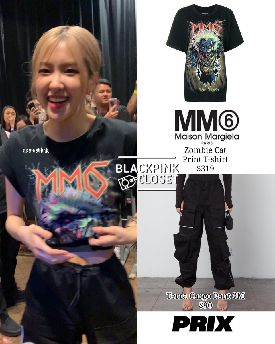 BLACK PINK rose 着用 mm6ゾンビキャット BLACK PINK rose 着用 mm6ゾンビキャット - メルカリ
