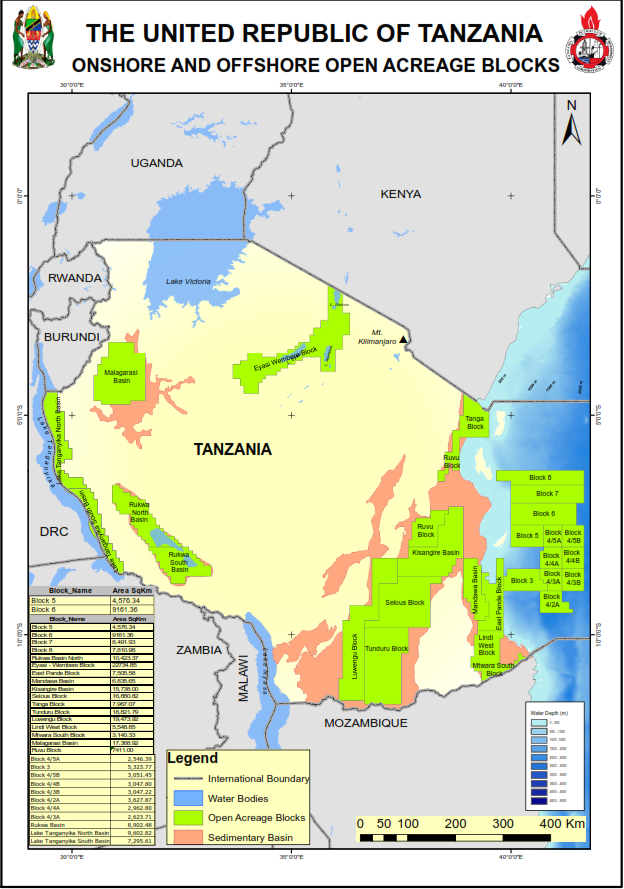 Tanzania has sedimentary basins, categorized into four tectonic morphological groups namely the inland rift basins and modern rift system, coastal+continental shelf basins and the deep-sea basins.

#EAPCE2019
<a href="/jumuiya/">East African Community</a>