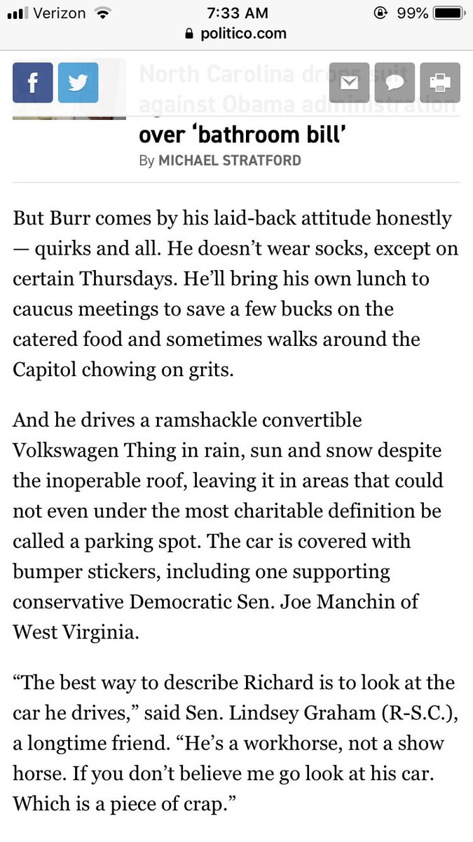 woodruffbets's tweet photo. This 2016 @seungminkim /@burgessev piece on Richard Burr rules https://t.co/10HSVHSKZ9 https://t.co/UzgUO4ZYbh