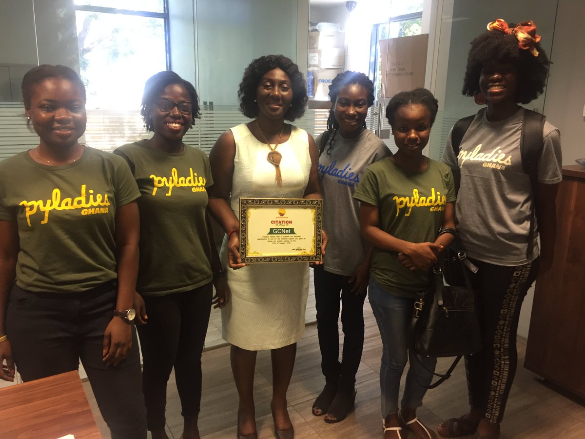 PyLadiesGhana's tweet image. Throw back to when we paid a courtesy call to @AskGCNet to show our appreciation for their continuous support.
We also extend a big shout out to Mrs. Akosua Asamoah who is joining us for our next practical coding session. No one is left out!
#tbt #WomenWhoCodeInPython