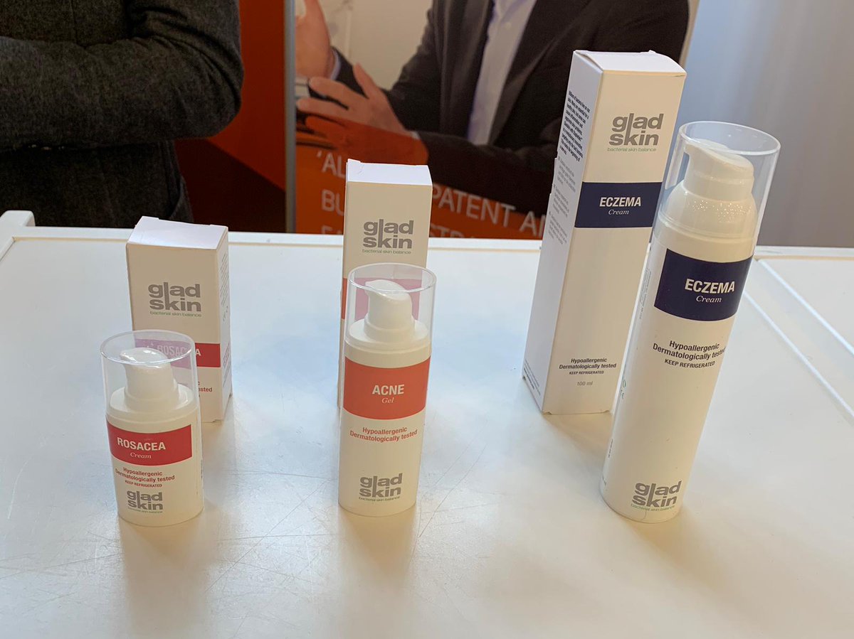 NLO_info's tweet photo. Meet Micreos' CEO Mark Offerhaus today in our booth at #kfg2019. "@Gladskin technology is the first to provide a way to selectively kill unwanted bacteria without them becoming resistant. It truly is a game changer." #booth24 https://t.co/d6jUVdTNVu