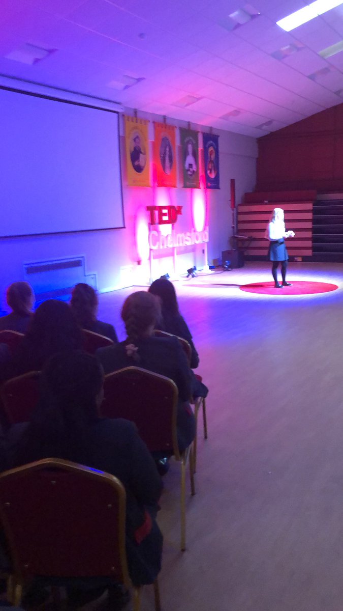 Emma  Bateman a pupil from <a href="/NewHallSchool/">New Hall School</a> talking about climate change #TEDxChelmsford
