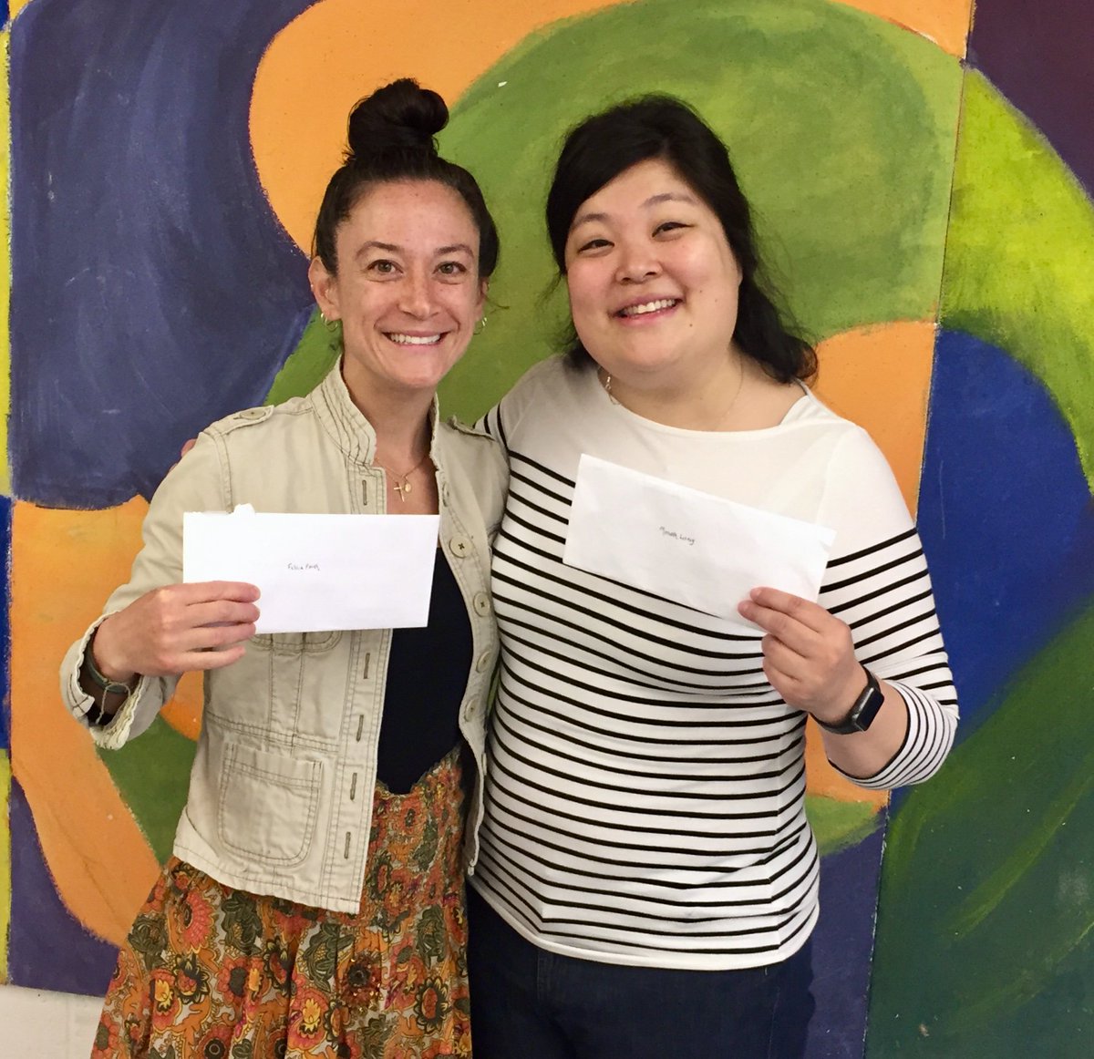 colbej's tweet photo. Congratulations to @SauconValleyMS @SauconL new author and illustrator Meredith Lesney and Felicia Parish for securing their first book deal! #svpanthers #svfamily https://t.co/63M5m2S0Fn