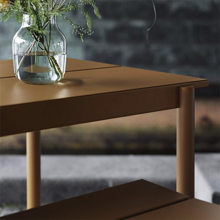 Cimmermann's tweet photo. New Outdoor Furniture from Muuto - Linear finished in a matt powder-coated steel, perfect to leave out all year around @muutodesign #muuto #outdoorFurniture https://t.co/dU2cDG8APd https://t.co/AFikVW9T3Y