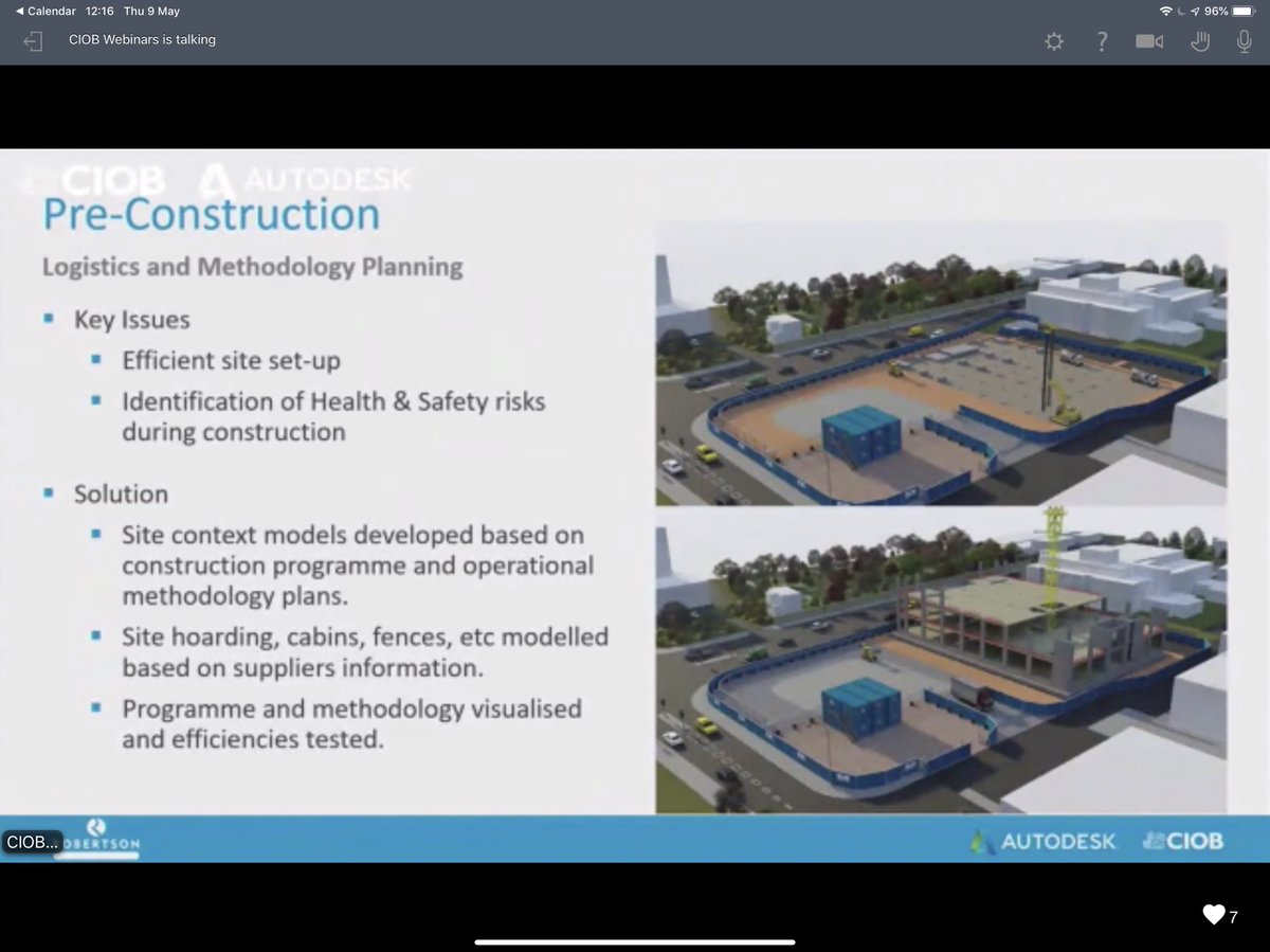 NICADMAN's tweet photo. Great Knowledge share webinar on #digitalconstruction demonstrating the measured benefits of BIM adoption. 
Data silos and interoperability still a challenge. Data quality and structure key. Clients need business alignment for benefits @RobertsonGroup @theCIOB @autodesk  #BIM https://t.co/v5C6QLllC7
