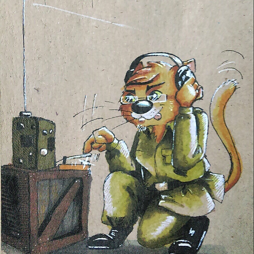 Кот Связист