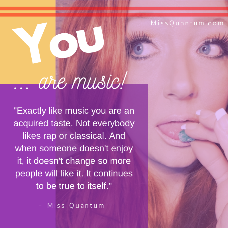 itsmissq's tweet photo. "Exactly like #music you are an acquired taste. Not everybody likes #rap or #ClassicalMusic. And when ... "
#Quotes #thursdaymorning #Values #ThankfulThursday #MothersDay2019 #selfcare #Love #TheLord #beyou #IndividualThought #Depression #Confidence #Courage #SuicideAwareness https://t.co/Oa9T58zSqA