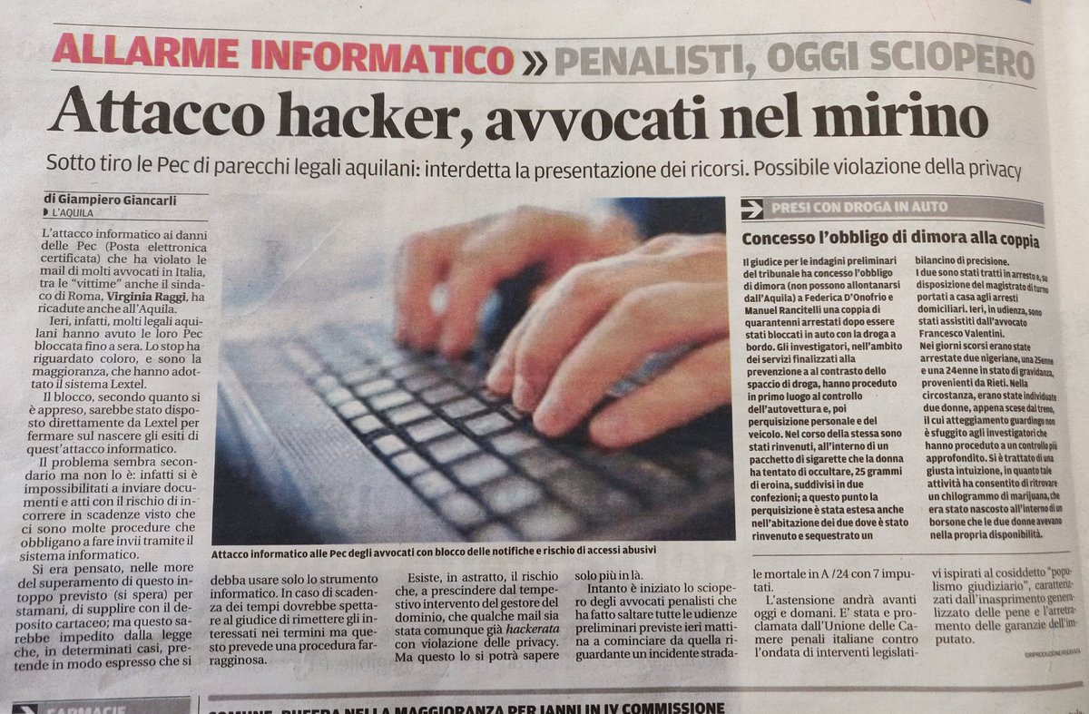 digitjus's tweet image. L&apos;attacco del collettivo @LulzSec_ITA, nonostante fosse eclatante solo per gli #avvocati romani, ha inciso dappertutto, evidenziando le carenze di #CyberSecurity #privacy #GDPR #processotelematico