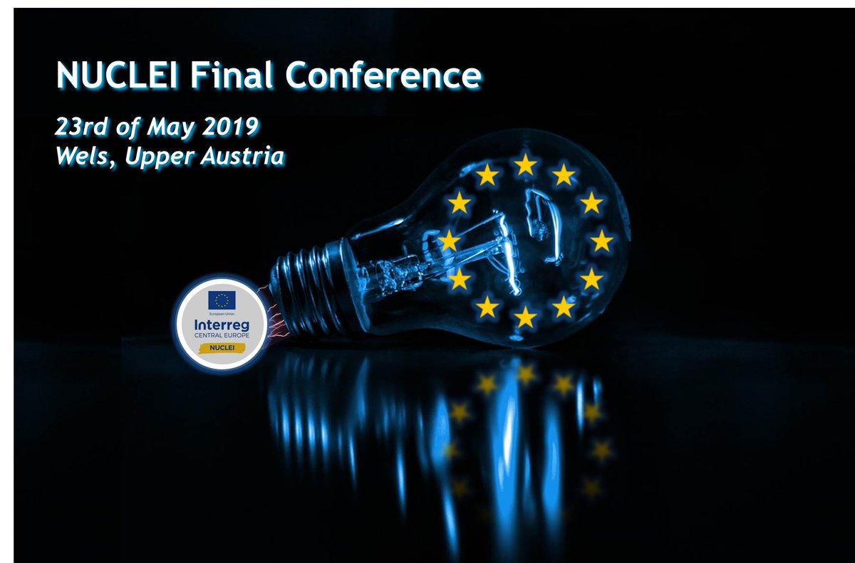 NUCLEI_project's tweet photo. The NUCLEI Final Conference #innovation #Industry40 in #Wels #Austria on 23rd of May getting closer. #H2020 #IoT

Secure a place and register now on https://t.co/52nB2B0JJU until 16th of May! 

Here you can find the agenda https://t.co/nM6AzXjilJ

See you there! :) https://t.co/EVDzt7dNw2