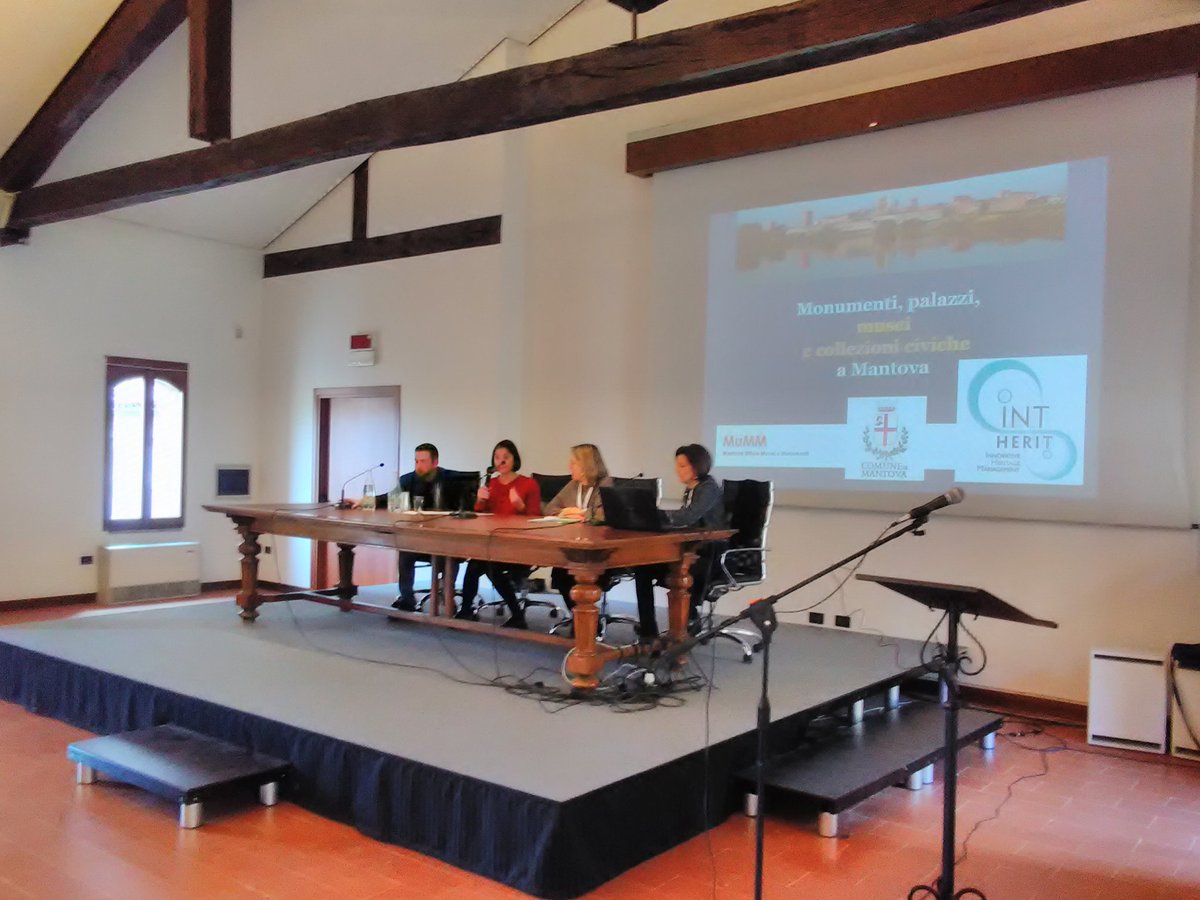 Time to listen to #RobertaPiccinelli <a href="/robertapi/">Roberta Piccinelli</a> curator for the Civic Museums here in Mantova 
#FinalConferenceDay <a href="/URBACT/">URBACT</a> 
#Exchange
