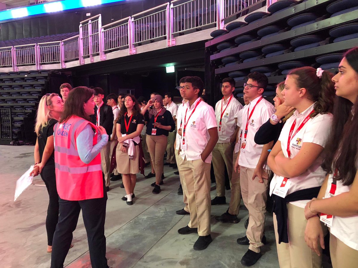 RWA_Secondary's tweet photo. A big thank you to the staff at the @cocacolaarena Dubai for showing our BTEC and Business students the area before it is open to the public. #rwabusiness #rwabtec #rwass https://t.co/SINcjhxEoh