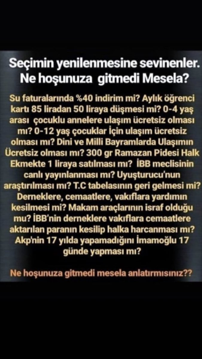Ne hoşunuza gitmedi mesela #HerŞeyÇokGüzelOlacakEkremAbi