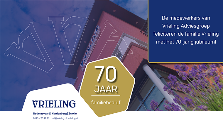 vrielingadvies's tweet photo. Vrieling bestaat 70 jaar!🎉 Wij bedanken al onze klanten voor het vertrouwen! Lees meer over de geschiedenis van Vrieling op https://t.co/AvKrTXVVU3 https://t.co/qFi5Qchwda