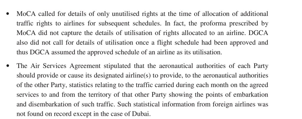 flyingamit's tweet photo. #CAG report on #bilateral and #slotallocation had pointed out lapses and inadequate monitoring by @MoCA_GoI and @dgca_in in 2016. Squabbling over slots would not have arisen, everyone knew of @JetstarAirways state. 1 month un-utilized and slot needs to be returned. @ShekharGupta https://t.co/QxRUOpxPZc