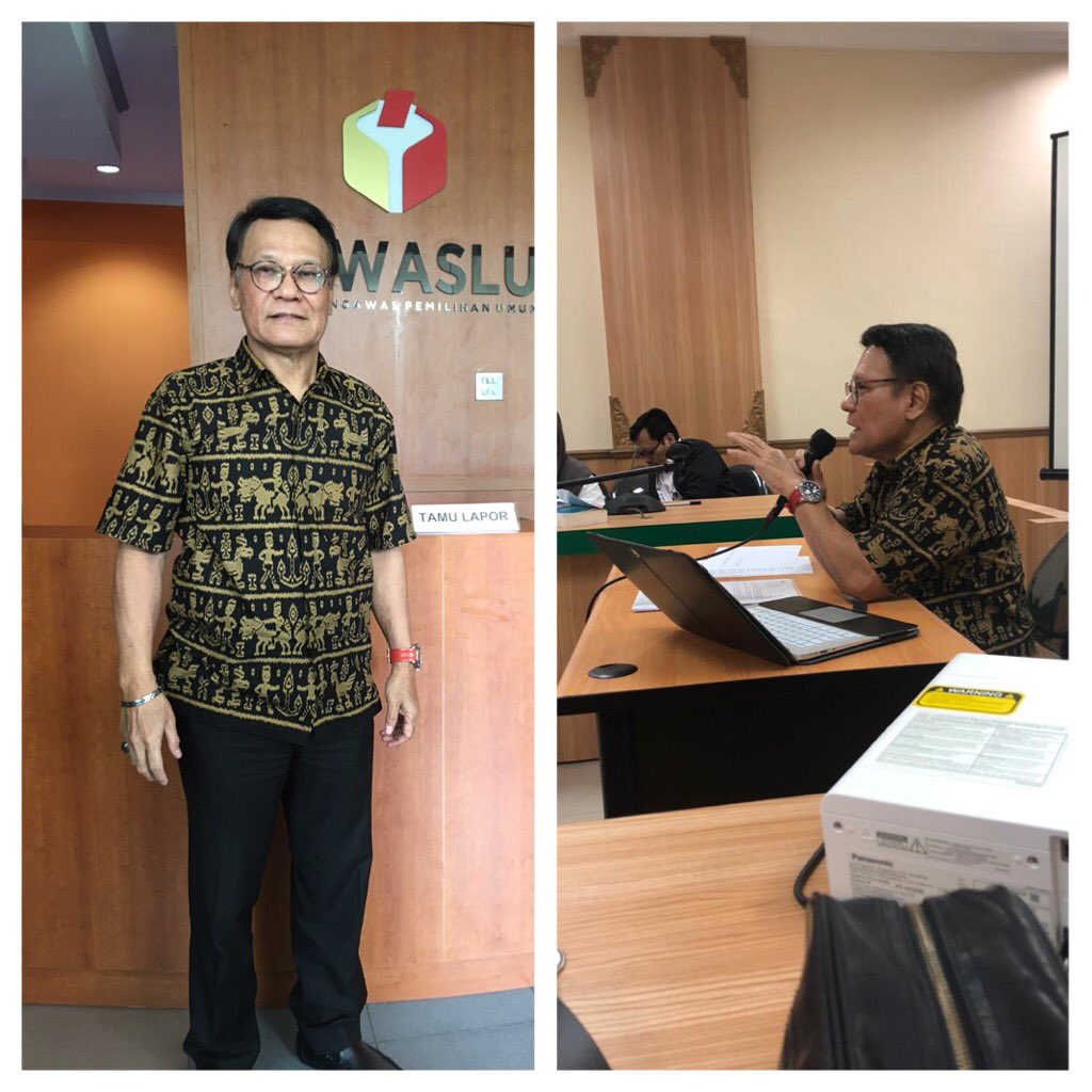 Dipanggil Bawaslu untuk memberikan pendapat sebagai Ahli tentang kesahian hasil hitung cepat (Quick Count).