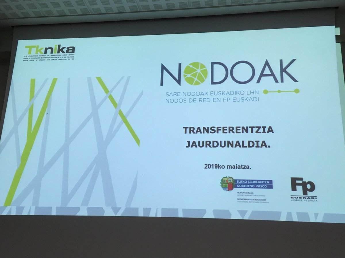 KIMIKA_DonBosco's tweet photo. Nodoak-transferetzia jardunaldia hasi da. Orain #NodoBio -aren aurkezpena @ZamoraArantza @FPdbosco @EGIBIDE @EASOPolitek @CZabalburu @mbarriola1 https://t.co/c9ivcYIF0Q