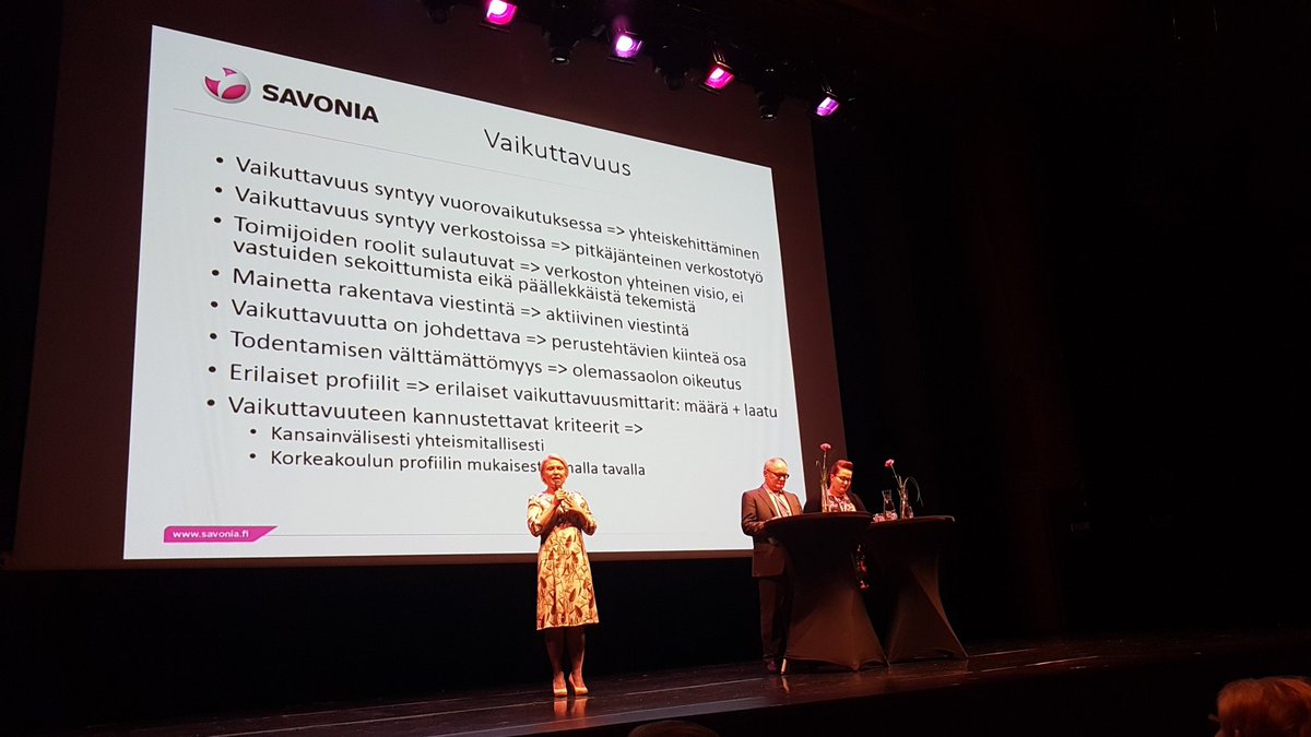 LempinenPetri's tweet photo. Osaavan työvoiman saatavuus ja osaamisen vastaavuus työpaikkojen tarpeisiin ovat ammattikorkeakoulun vaikuttavuuden mittarit. @SiljaHuhtiniemi #amkpäivät #vaikutu https://t.co/wUSXUCJW2c