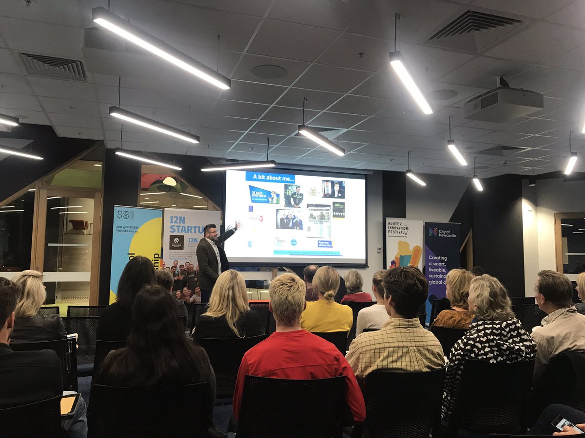 Hunter_iF's tweet photo. Privileged to have @SeanWise here in Newcastle talking to Wantrepreneurs thanks to @uon_i2n. #HIF19 #connectandprogress #futureproofhunter #hunterinnovation
#entrepreneurship https://t.co/Zs3Fz3OWfU