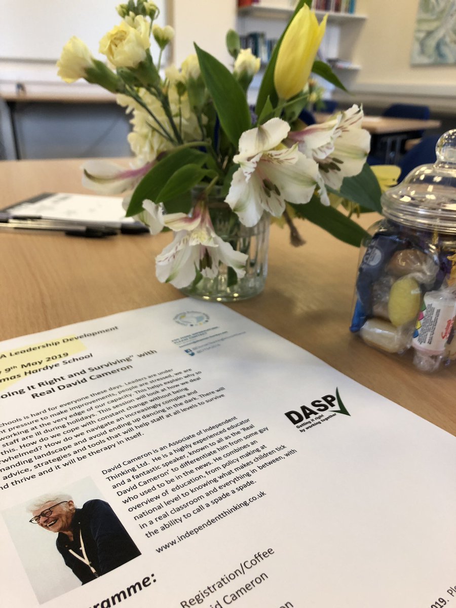 WessexTeach's tweet image. Eagerly awaiting the arrival of @realdcameron to work with #DASP senior leaders @DTSA2016