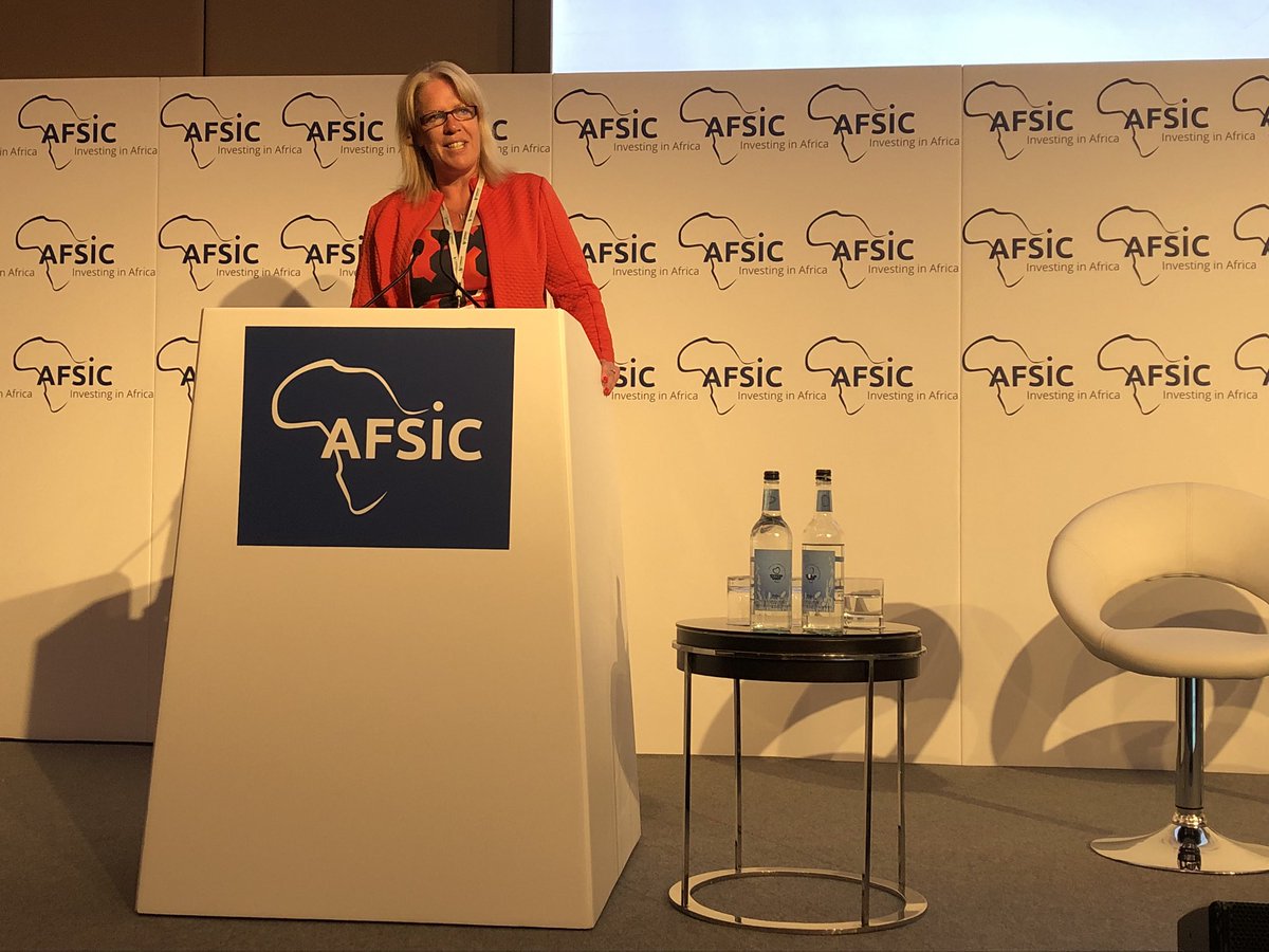 AFSICafrica's tweet photo. Delighted to have Sarah Fitzgerald @FitzS137, Managing Director of @ExecsinAfrica to chair the discussions in Room 1 this morning. Big thanks to Gold Sponsor @ExecsinAfrica for their support #AFSICAfrica #InvestInAfrica https://t.co/hLotvJ7tbi