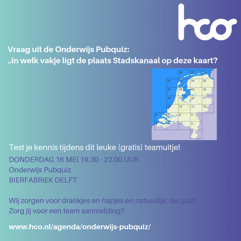 De eerste team aanmeldingen zijn binnen voor de #Onderwijs Pubquiz! Zien we jou ook met je team op don 16/05 in <a href="/Bierfabriek/">Bierfabriek</a> Delft? Aanmelden: bit.ly/2LmPSlL