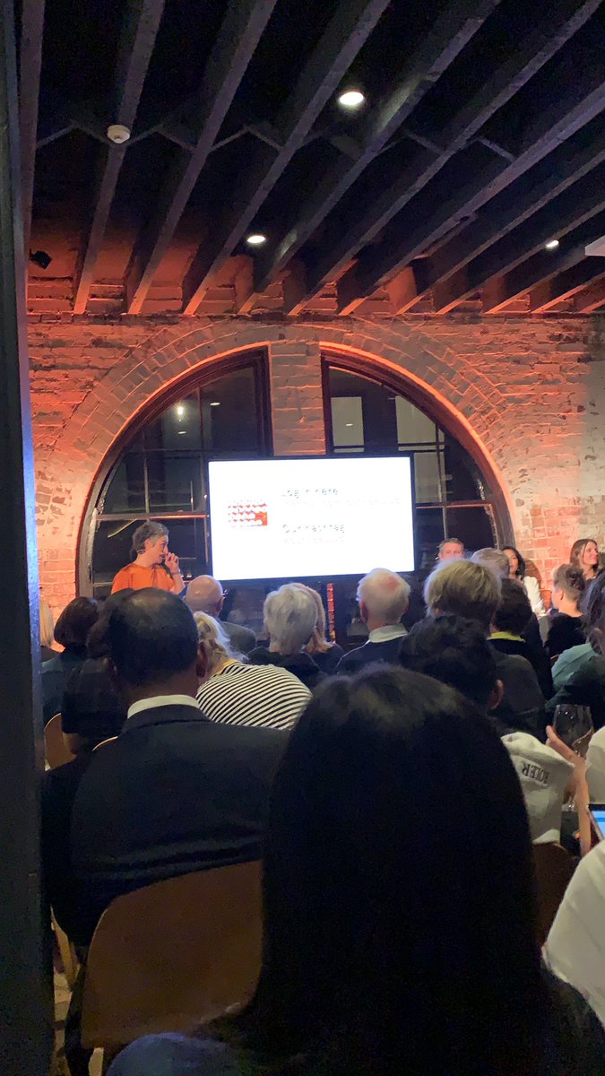 Full house at The Old Rum Store tonight for #outsideusyd hosted by the fabulous <a href="/arjagose/">Annamarie Jagose</a> 🙌🏻 tonight’s discussion: mobile phone addiction!
