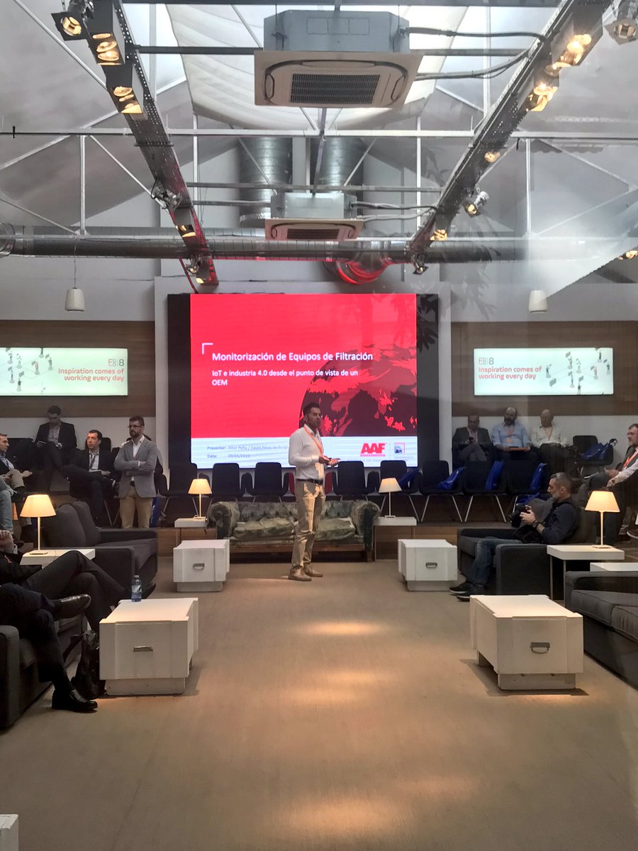 grupoalava's tweet photo. “Monitorización de equipos de filtración” por Aitor Peña y David Pérez de #AAF en el #8foro https://t.co/dd4rZemvQT