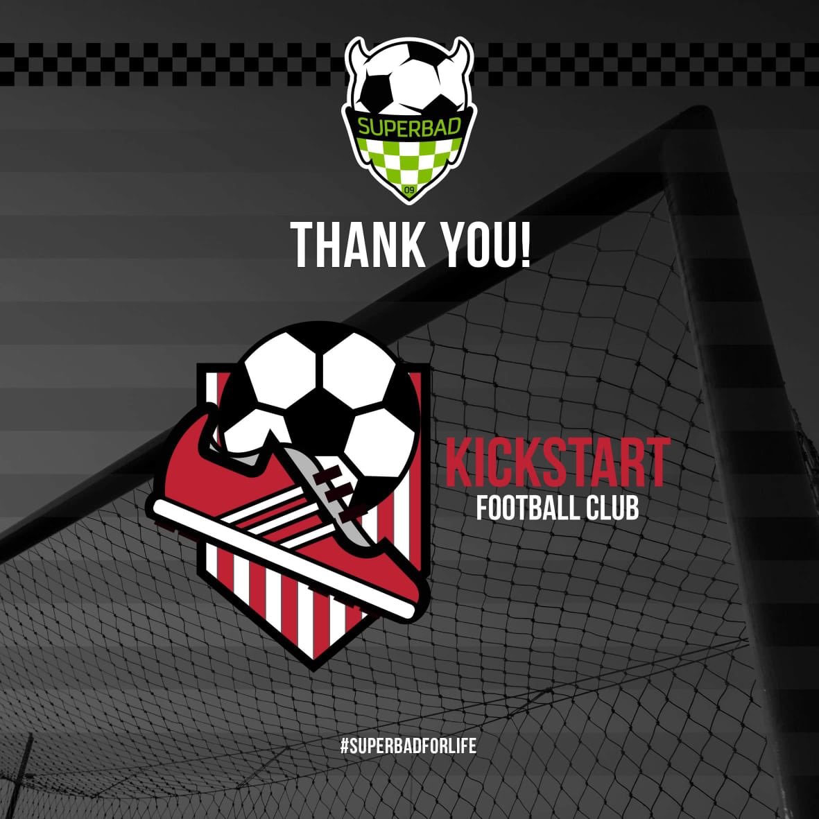 SuperbadFC's tweet photo. “Teamwork makes the dream work.”

SBFC wants to thank our partners for supporting us this past season. We are beyond thankful! ⚽️🙏🏼

#SuperbadFC #Superbadforlife #BrunosBarbers #StylexPh #MisterDonut #KickstartFootballPh #DreamBigPilipinas #AustPhils https://t.co/gDz9fB16ET
