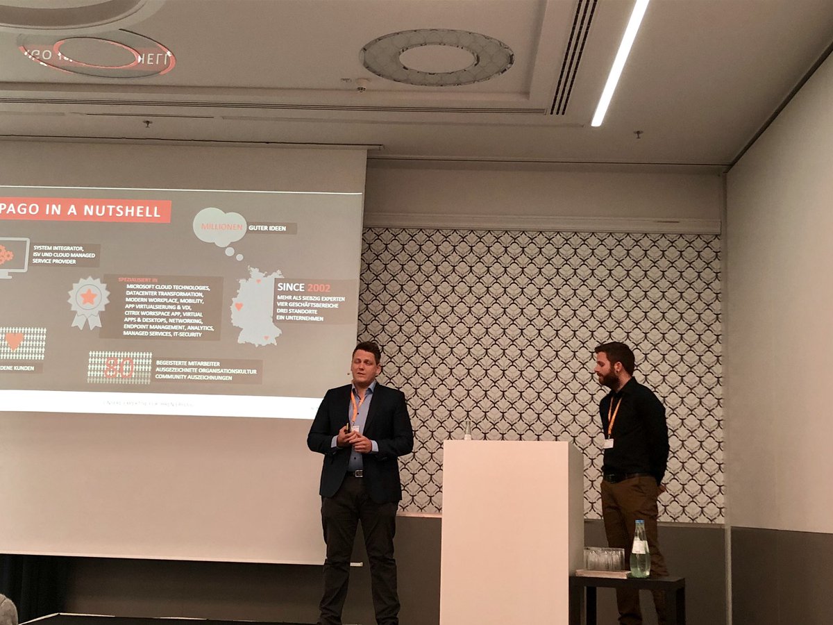 sepago's tweet image. Heute sprechen Bodo und @jansvensen auf der #CitrixPartnerTour in #Düsseldorf - erfolgreiche Zusammenarbeit mit Partnern in Kundenprojekten. #CitrixOnAzure