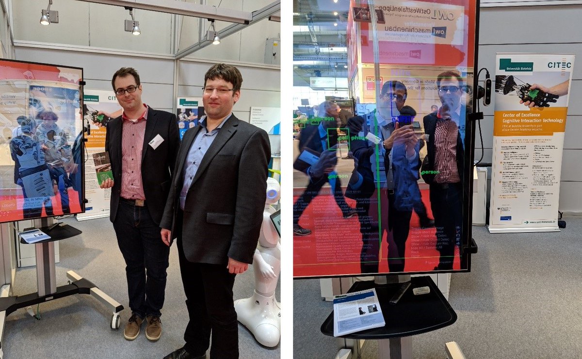 M2DC_Project's tweet image. Mirror, mirror on the wall, which is the smartest of them all? The @M2DC team presented a smart mirror using the M2DC technology at Hannover Trade Fair 2019 last week. Read more at: bit.ly/2H9OSNV