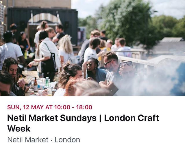 Check the link in our bio to RSVP to our London Craft Week celebration; this Sunday 12th May, 10am - 6pm. Workshops, traders, arts, crafts, street food, and so much more! ☀️ bit.ly/2VNMyo1