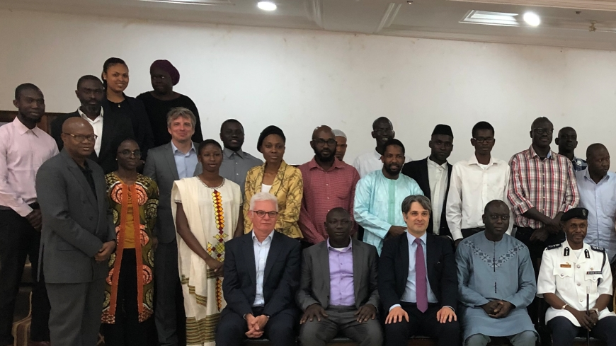 CoE_RuleofLaw's tweet photo. The Council of Europe supported #Gambia in the organisation of a 5 days workshop committed to the drafting of the #NationalPrivacy and #DataProtection policy. @ebrima_sillah, Gambian Minister for Information & Communication Infrastructure opened the event. https://t.co/EoDPKglRtG https://t.co/BNjrkDqCLI