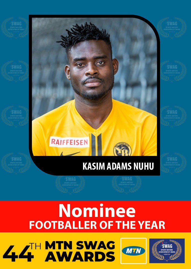 SWAG_Ghana's tweet photo. Congratulations @KassimAdams24 of @tsghoffenheim.
Footballer of the year nominee....
#TSG
#TSGInternational
#Teamzoba6
#MTNSwagAwards
#countdown
#May11th
#Honouringsportsexcellence
#AICC
#Swagat50
#WeDey4U https://t.co/aECwQDXUFo