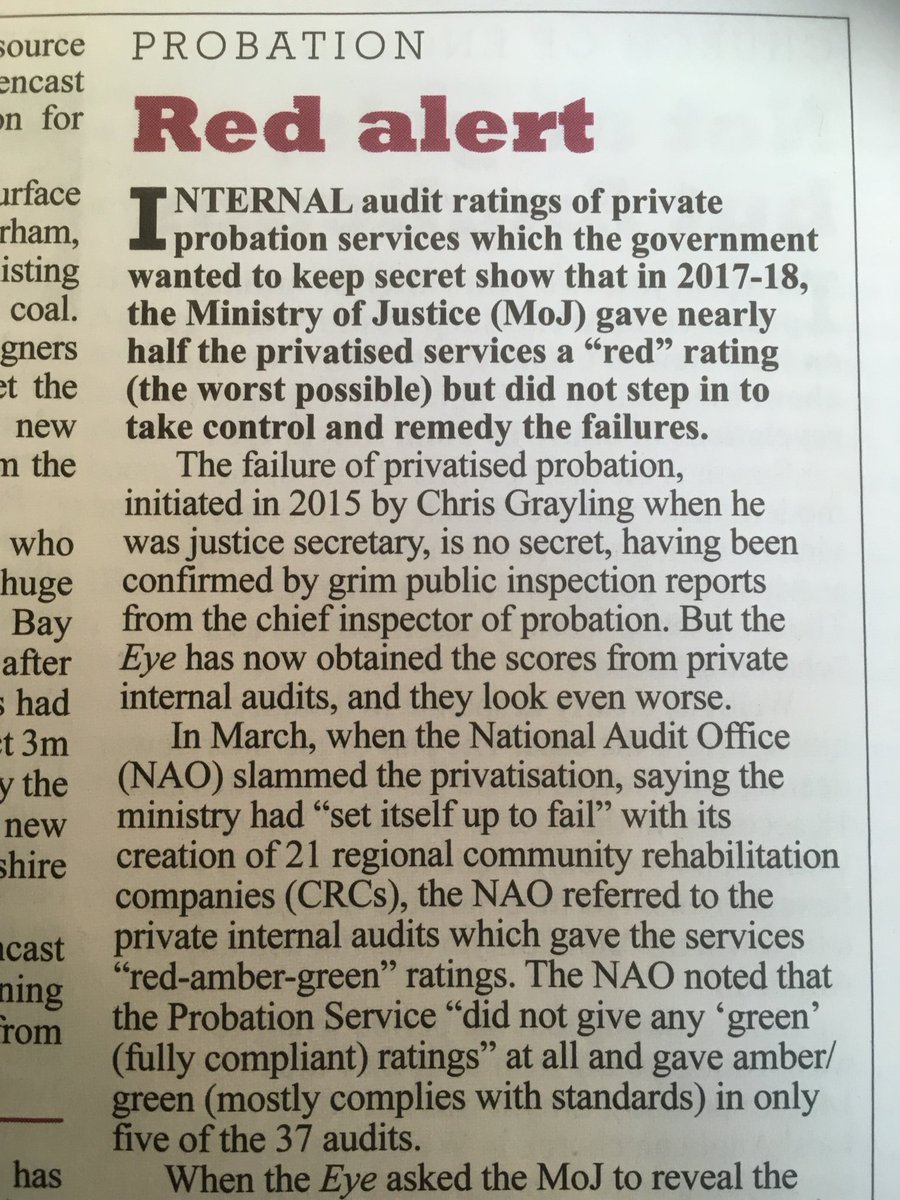 John_Podmore's tweet photo. Private Eye No 1495 - Private Probation: and we thought it couldn’t get any worse https://t.co/gMXAsBVVBp